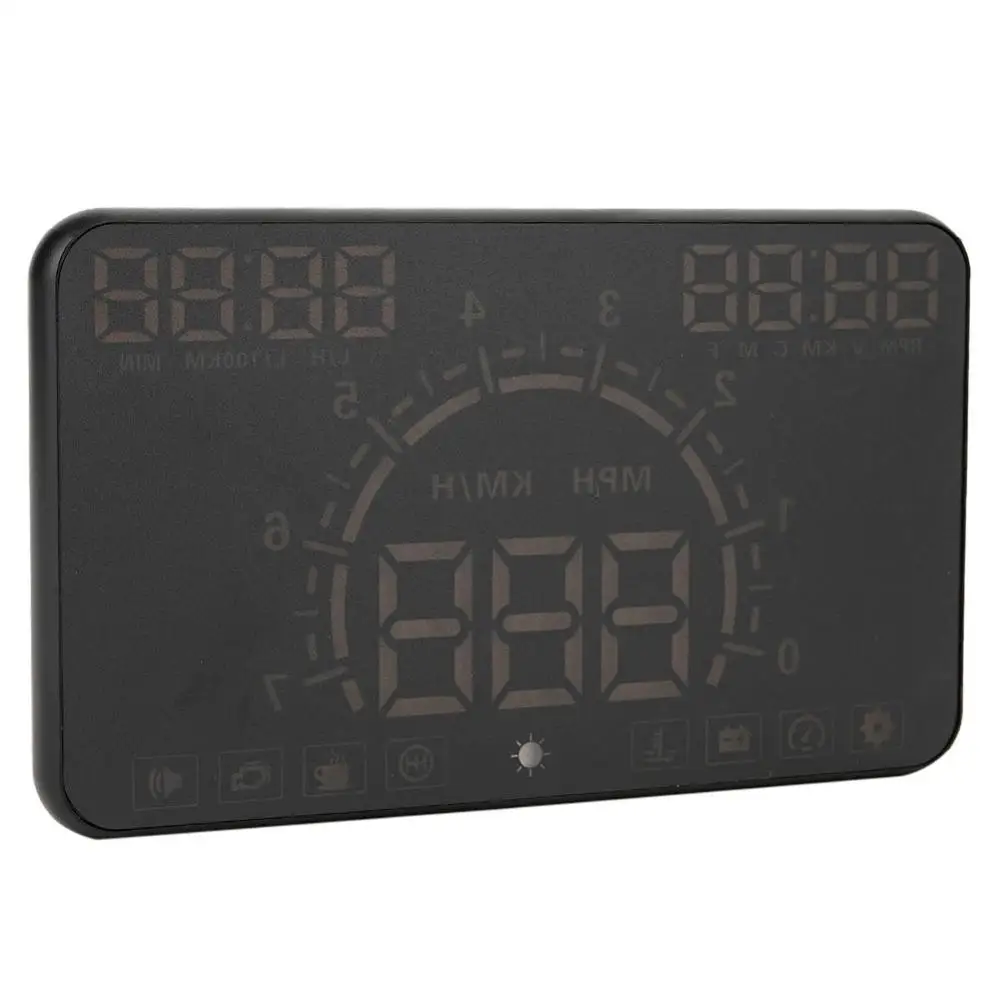 Oversea 5 8 &quotHud OBD2 дисплей на голову автомобильный скоростной проектор лобовое