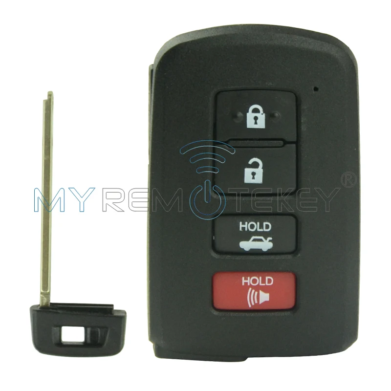 5 шт. чехол для смарт-ключа HYQ14FBA Toyota Avalon Camry Corolla Highlander 2012-2016 4 кнопки remtekey |