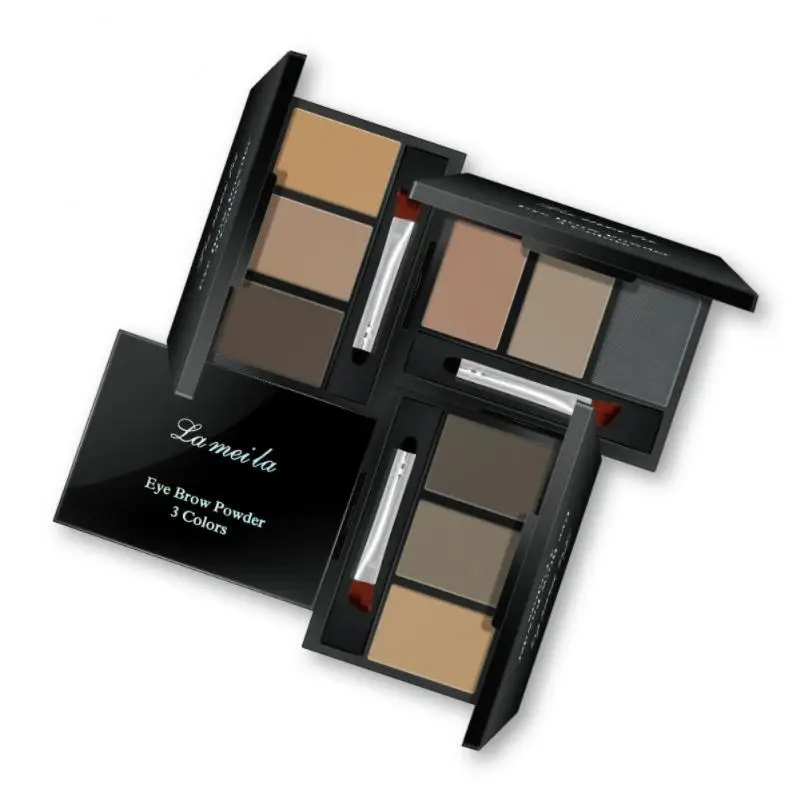 

3 Color Eye Brow Powder Professional Makeup Palette Eyebrow Enhancers Long Lasting Waterproof Eyebrows Cream Cosmetic TSLM1