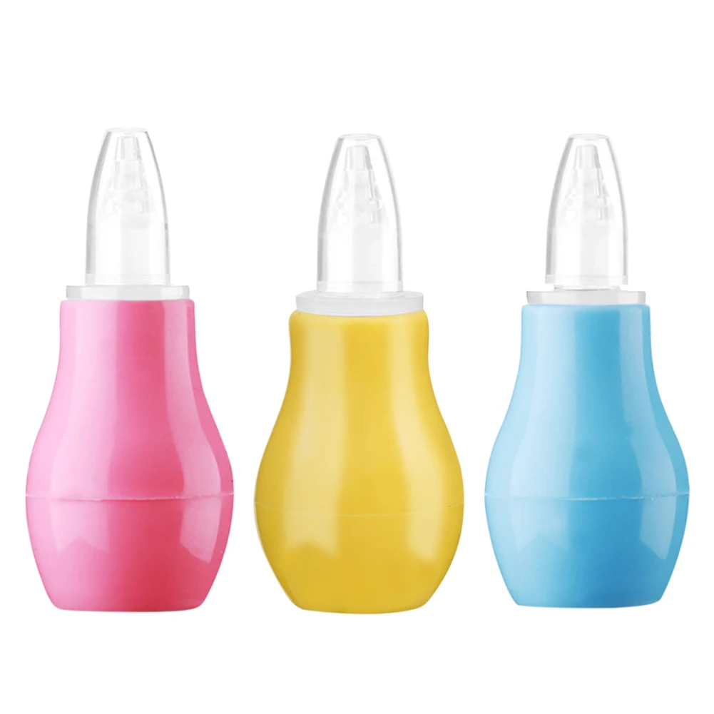 

Infant Manual Silicone Nasal Aspirator Suction Pump Baby Vacuum Nose Cleaning Tool