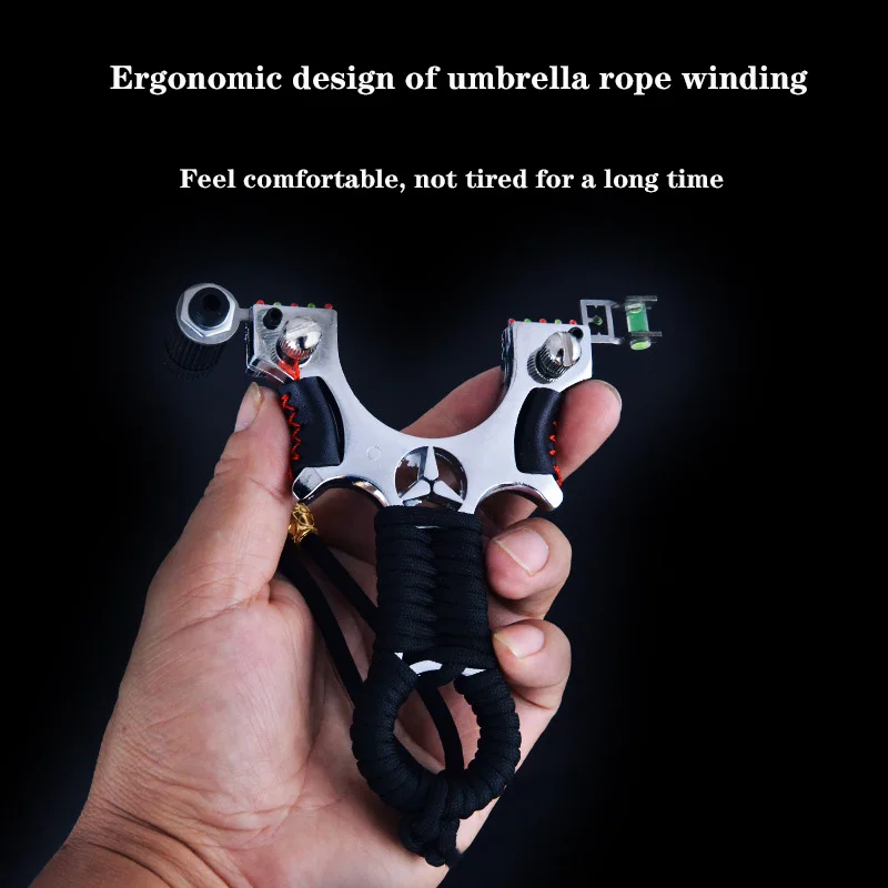 

Alloy catapult flat skin without binding slingshot