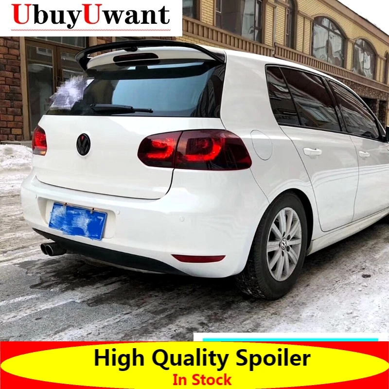 UbuyUwant для VW GOLF MK6 GTI &amp R 2008 - 2012 хэтчбек Задний Спойлер ABS углеродного Цвет