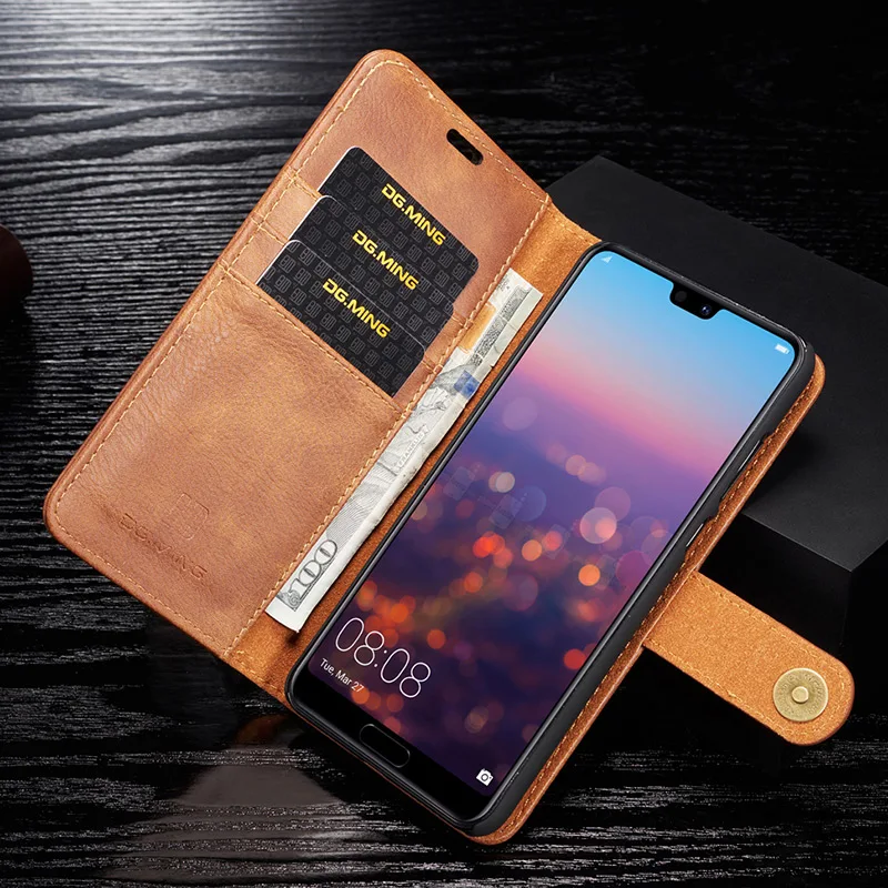 Винтажный откидной Магнитный чехол для Huawei Mate40 30 P20 P30 P40 P50 Pro Lite кожаный съемный