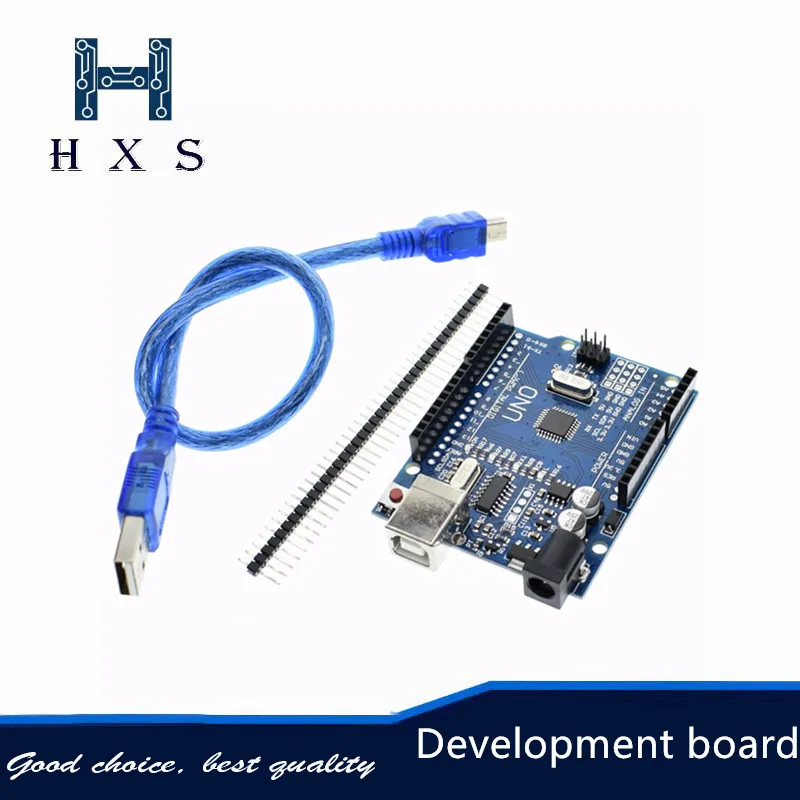 Высококачественный набор CH340G ATMEGA328P Чип 16 МГц для Arduino UNO R3 макетная плата USB