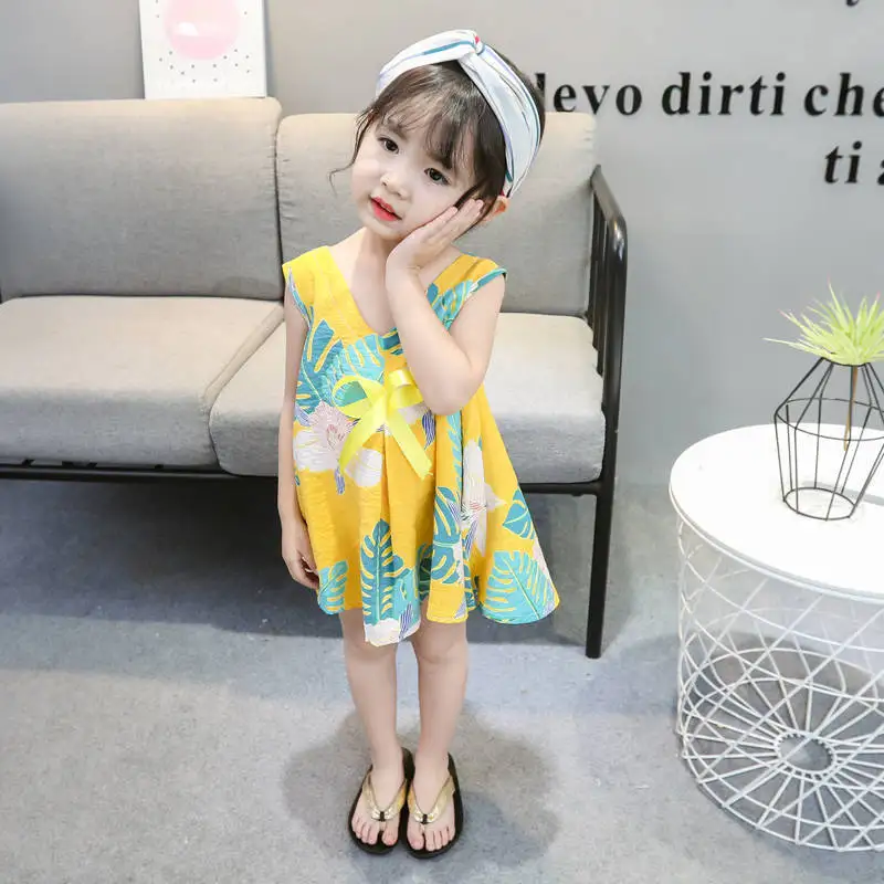 Новинка 2020 года Лидер продаж летние платья для малышей От 2 до 7 лет платье с
