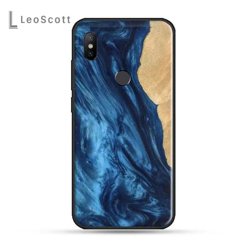 

Traveler Protective Wood Resin art Phone Case For xiaomi Redmi 5 5A plus 7A 8 note 2 3 4 5 5A 6 7 GO K20 A2