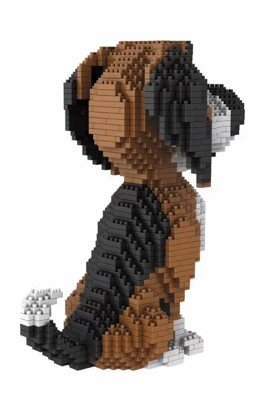 

1800pcs+ 686-01 Lovely Cartoon Mini Blocks Anime Dog Building Bricks Animal Doggie Educational Model Toys for Children Gifts