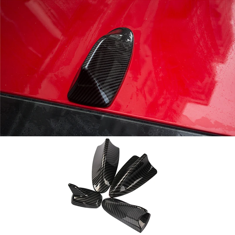 Автомобильная антенна плавник акулы крыши Акула Антенна имитация углеродного