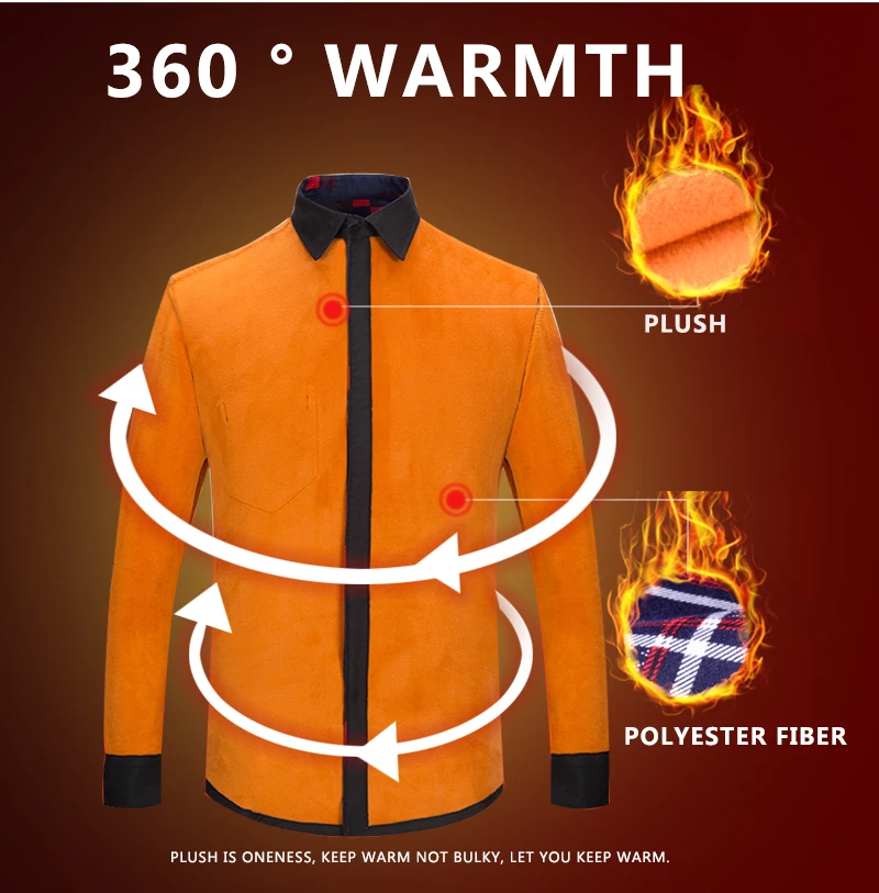 Зимняя плотная бархатная Классическая рубашка для мужчин повседневные теплые