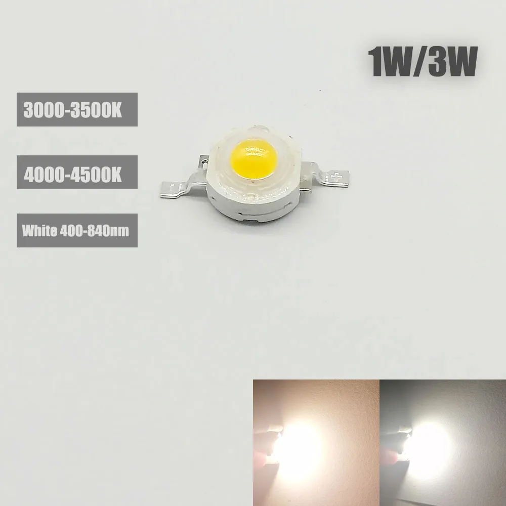 10 шт. 1 Вт 3 высокой мощности Светодиодный светильник эмиттер светодиодный s чип SMD
