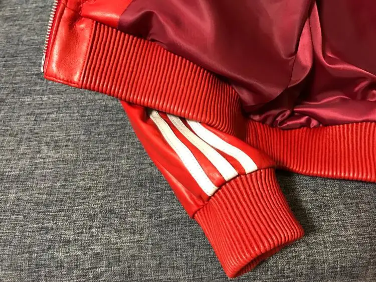 High quality couple woman genuine real sheepskin leather casual coat short jacket red black purple blue plus size xxxl 2xl 3xl