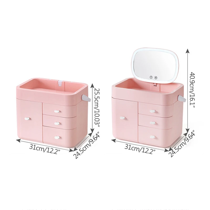 Коробка для приема косметики многослойная домашняя отделочная коробка