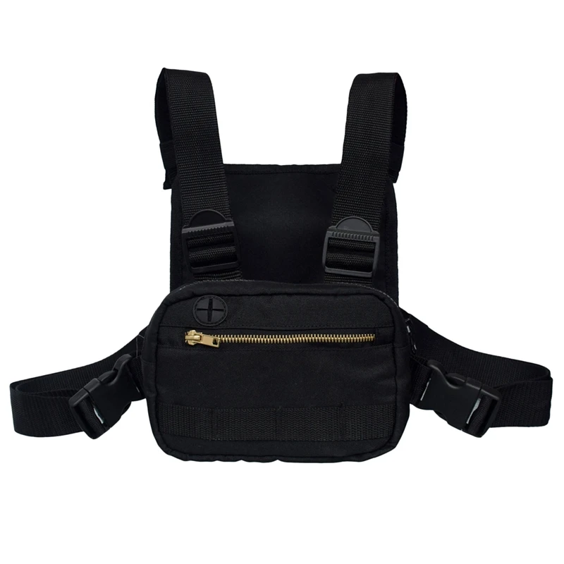 

Mini Men Chest Rig Streetwear Outdoor Sports Waist Bag Climbing Shoulder Bag Phone Money Belt Chest Bag