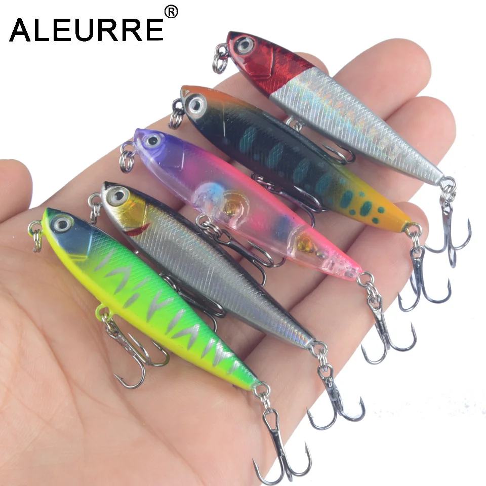 

1PCS Hard Plastic Pencil Fishing Lure 3.5g/5.5cm small Crankbait Artificial Bait Peche Bass Trolling Pike Carp lures Accessories