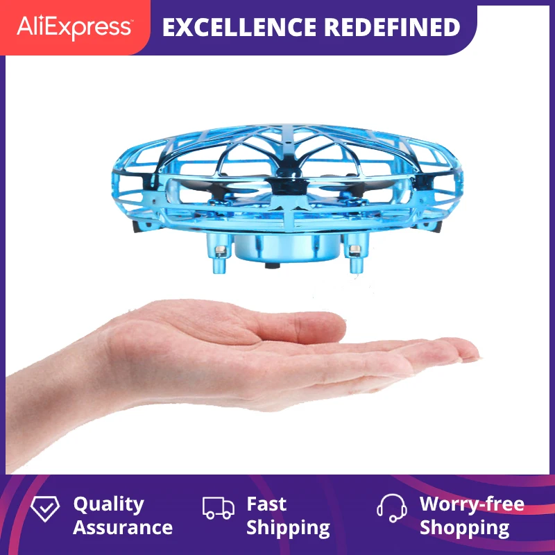 

Mini Helicopter RC UFO Dron Aircraft Hand Sensing Infrared RC Quadcopter Electric Induction Toys for Children Mini Drone