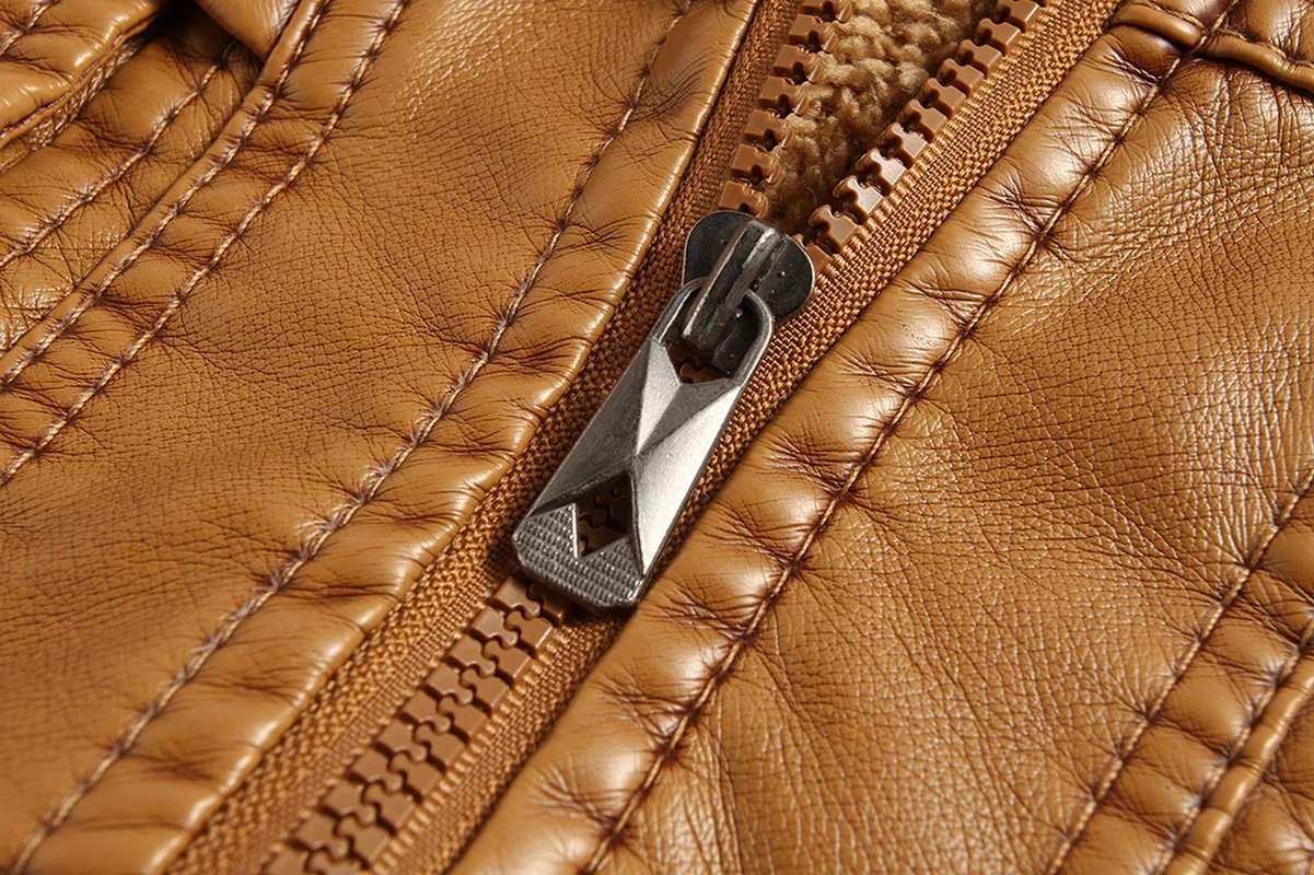 2020 мужская кожаная и бархатная теплая куртка из искусственной овчины с капюшоном