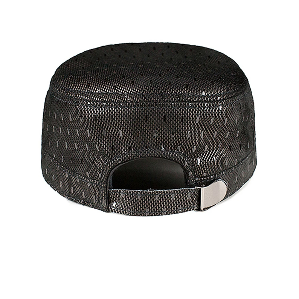 Шляпа армейская из натуральной кожи для мужчин и женщин теплая шапка с плоским