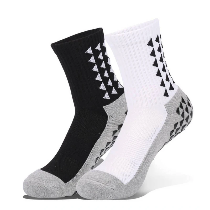 1 пара 7 цветов сильный футбол Нескользящие резиновые спортивные носки