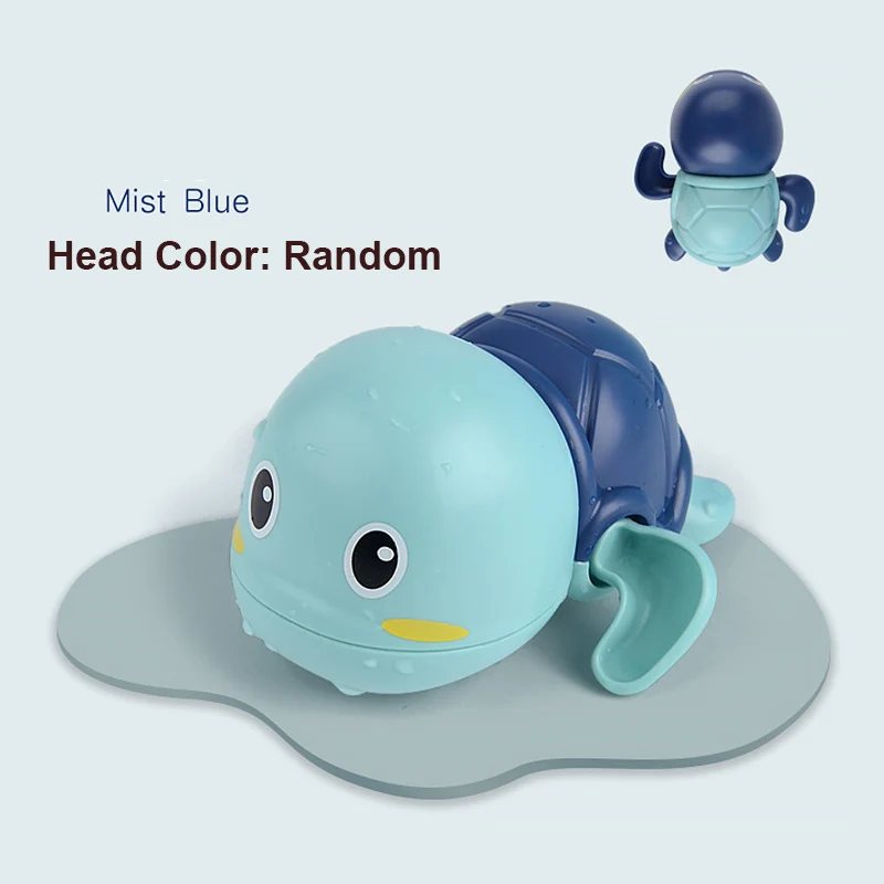 Заводная детская игрушка для купания мультяшное животное заводная плавающая