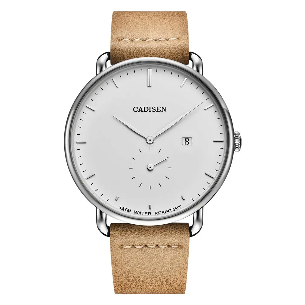 Multi-functional Watch For Men Luminous Waterproof Quartz Watches C2037 Cadisen Watches For Best Presents Men Business Watch