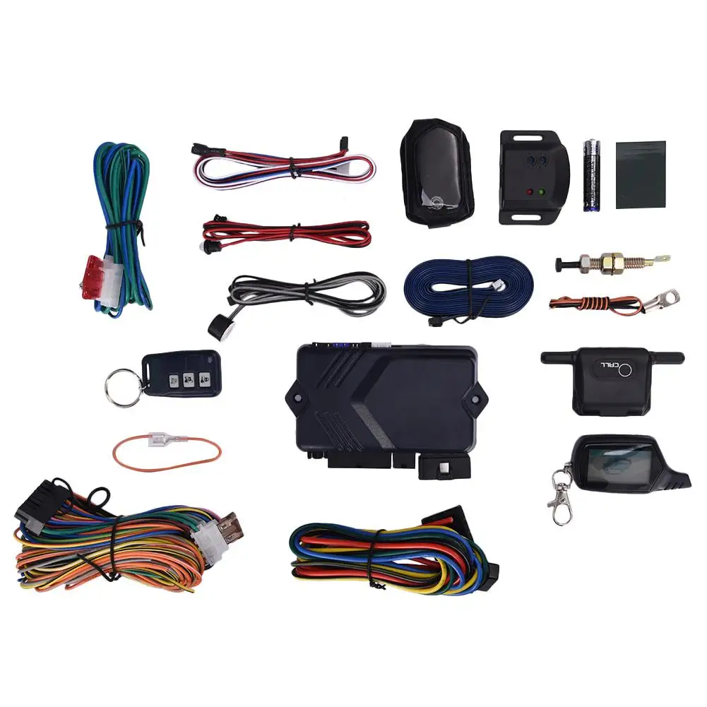Multifunctional B9 Two-way Start Car Alarm Burglar System Remote Control Universal Auto Anti-Theft Kit | Автомобили и мотоциклы