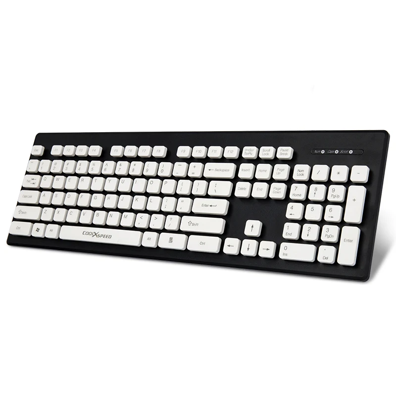 USB Проводная и 2 4G Беспроводная шоколадная клавиатура эргономичная игровая для