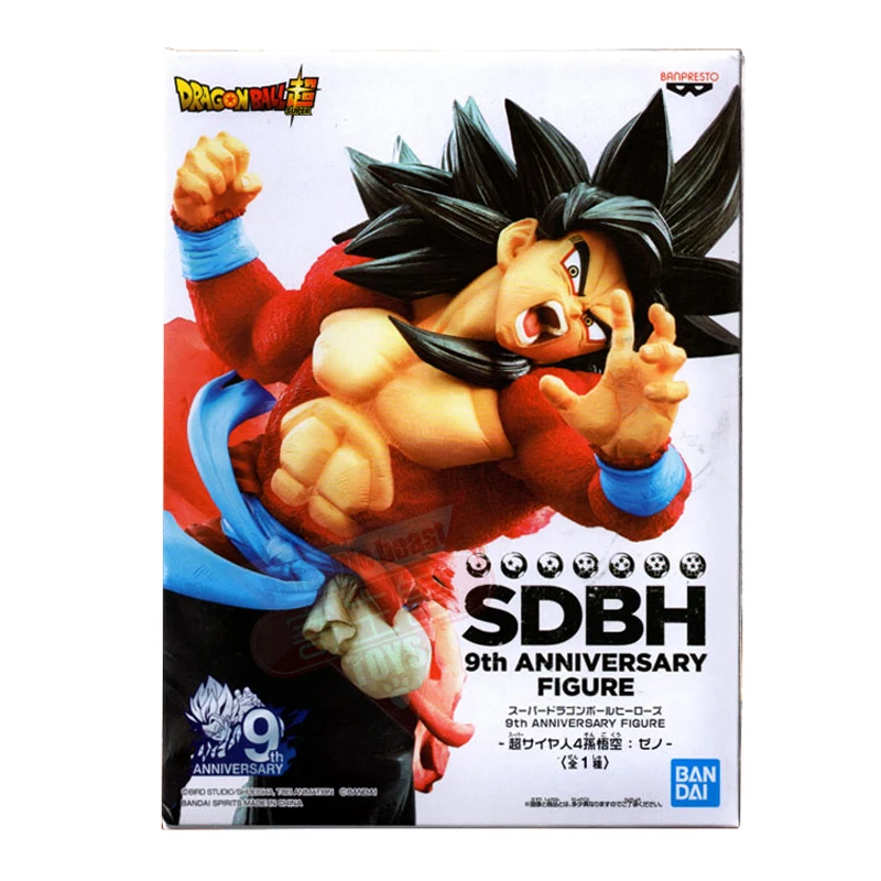 

14CM BANDAI 100% Original Anime Dragon Ball Z Super Saiyan Son Goku Pvc Collection Model Toys Figure Toys for Children