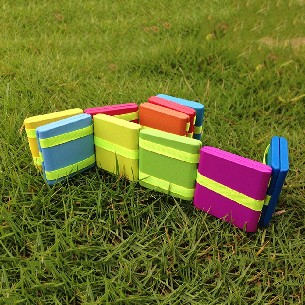 

20pcs Visual Illusion Board Block Ladder Children Puzzle Colorful Wood Flip Flap Children Early Educational Magical Puzzles Toy