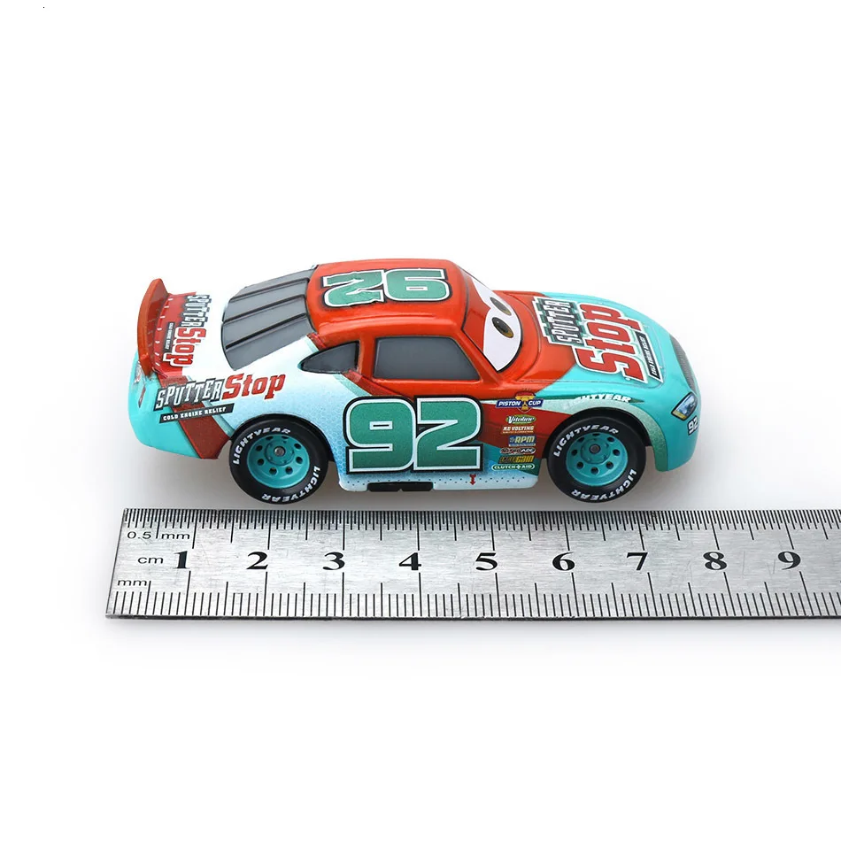 Disney Pixar Cars 2 3 Lightning 40 стиль Mcqueen Mater Jackson Storm Ramirez 1:55 литой автомобиль металлический сплав мальчик детские игрушки подарок