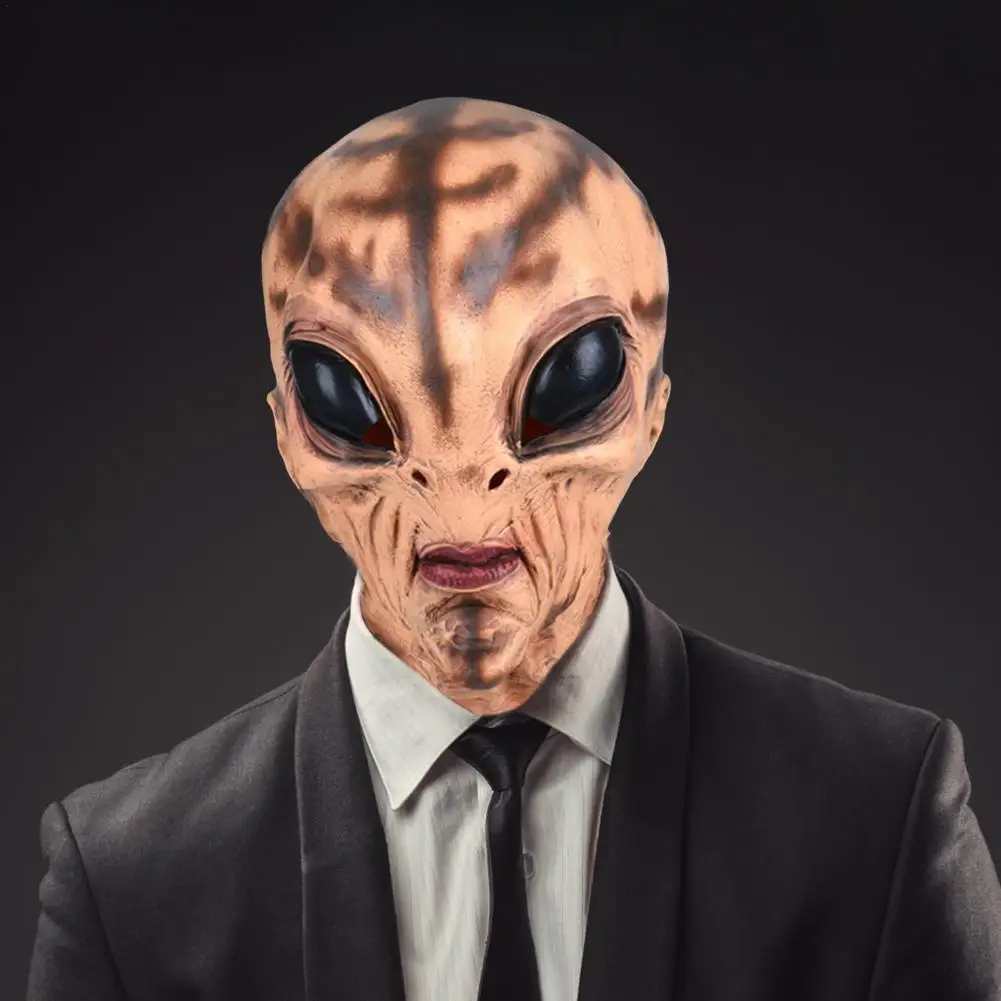 Инопланетянин маска череп инопланетянин Морф косплей маски Ужасы латексные на