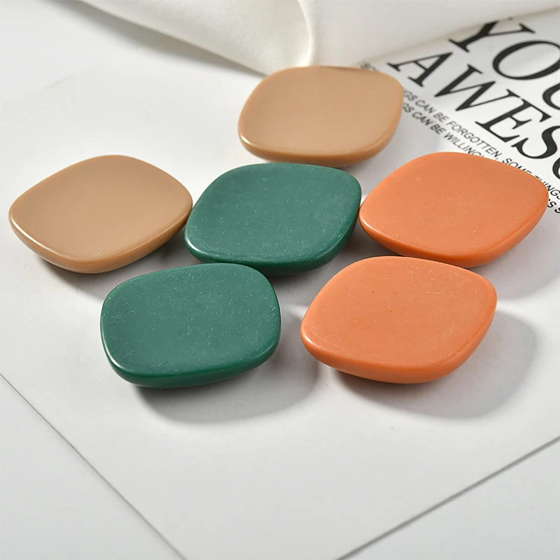 Осень и зима ретро матовые цветные Геометрические Квадратные полимерные