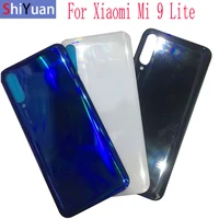 back door housing case cover for xiaomi 9 lite mi 9 lite battery cover smooth skin replacement with adhesive sticker