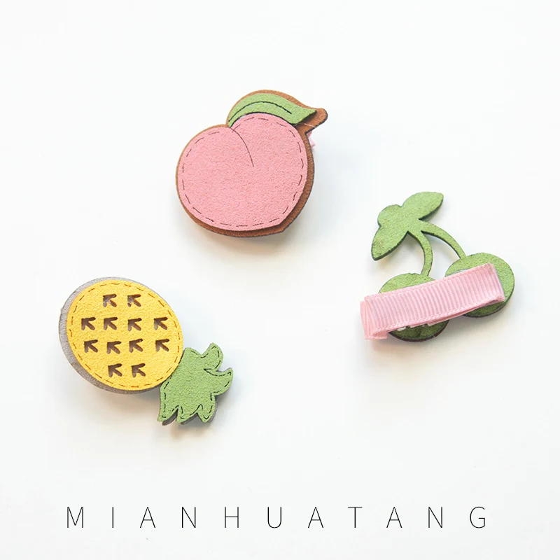 Заколки для волос девочек с милыми мультяшными животными фруктами 2019 |