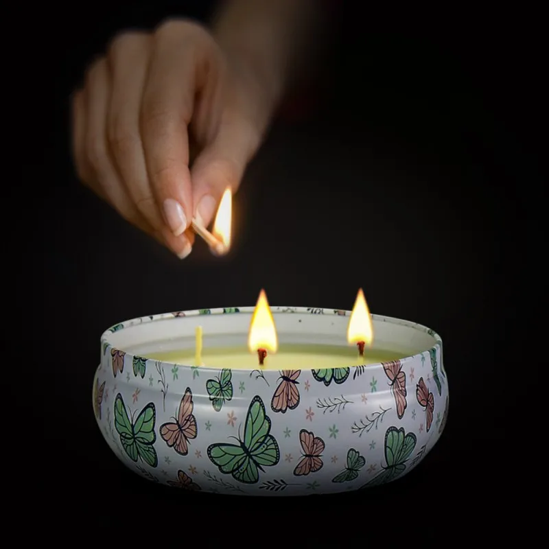 Fashion Non-toxic Creative Environmentally Friendly Soy Wax Plant Essential Oil Smokeless Fragrant Scented Candle | Дом и сад