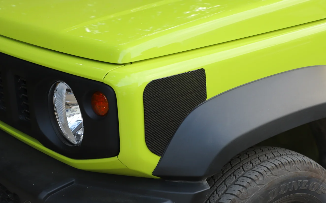 4 * Настоящее углеродное волокно Передняя и задняя защитные крышки для Suzuki Jimny 2019 +