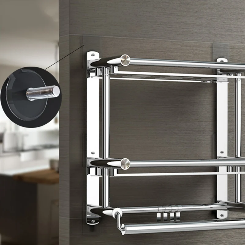 

New 6Pcs Strong Nails Wall Poster Seamless Wall Hook Waterproof Durable Transparent Kitchen Bathroom Screw Hook Hanger