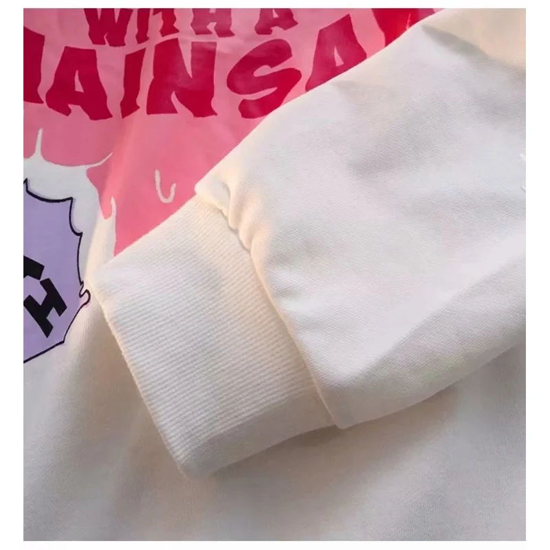 

Women Cute Love Graphics Sweatshirts Long Sleeve Top Spring Fall Kawaii Harajuku Korean Fashion Streetwear Woman Clothes