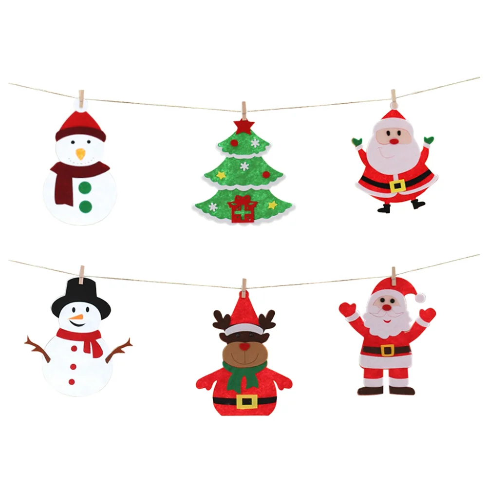 

2 набора, милые рождественские украшения