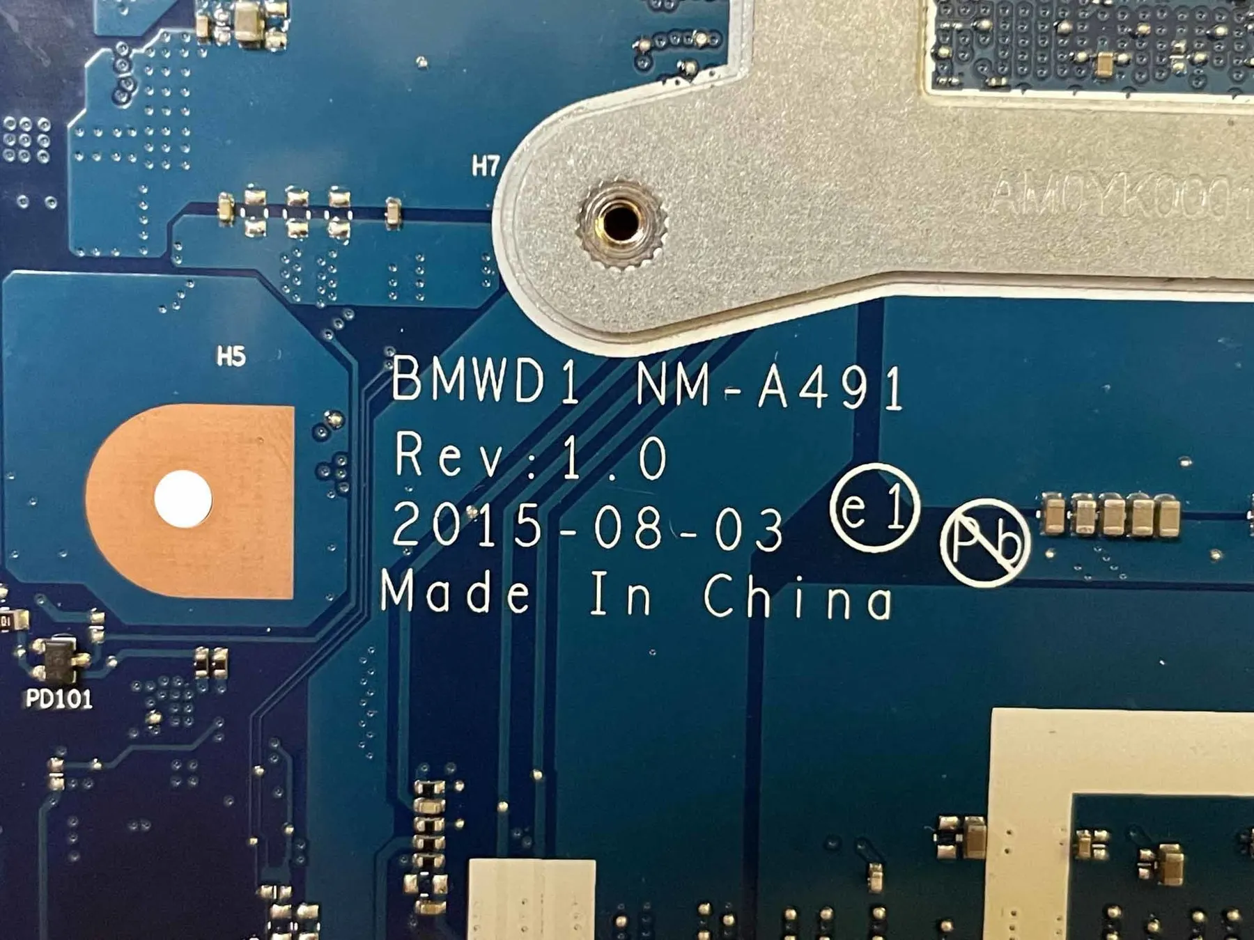 Лучшая цена FRU 5B20K61902 для Lenovo 300-17ISK материнская плата ноутбука BMWD1 NM-A491 CPU SR2EZ I7-6500U RAM