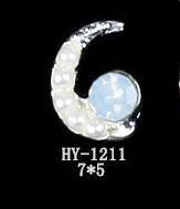 HY-1211 10pcs 10 шт./лот, сплав нейл-арта 3d с плоской задней частью красочные бриллианты ювелирные изделия Стразы для ногтей Советы украшения - Цвет: HY-1211 10pcs