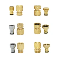 8pcsset quick connector replacement brass 34 12 inch thread durable fitting adapter connector for water pipe garden hose
