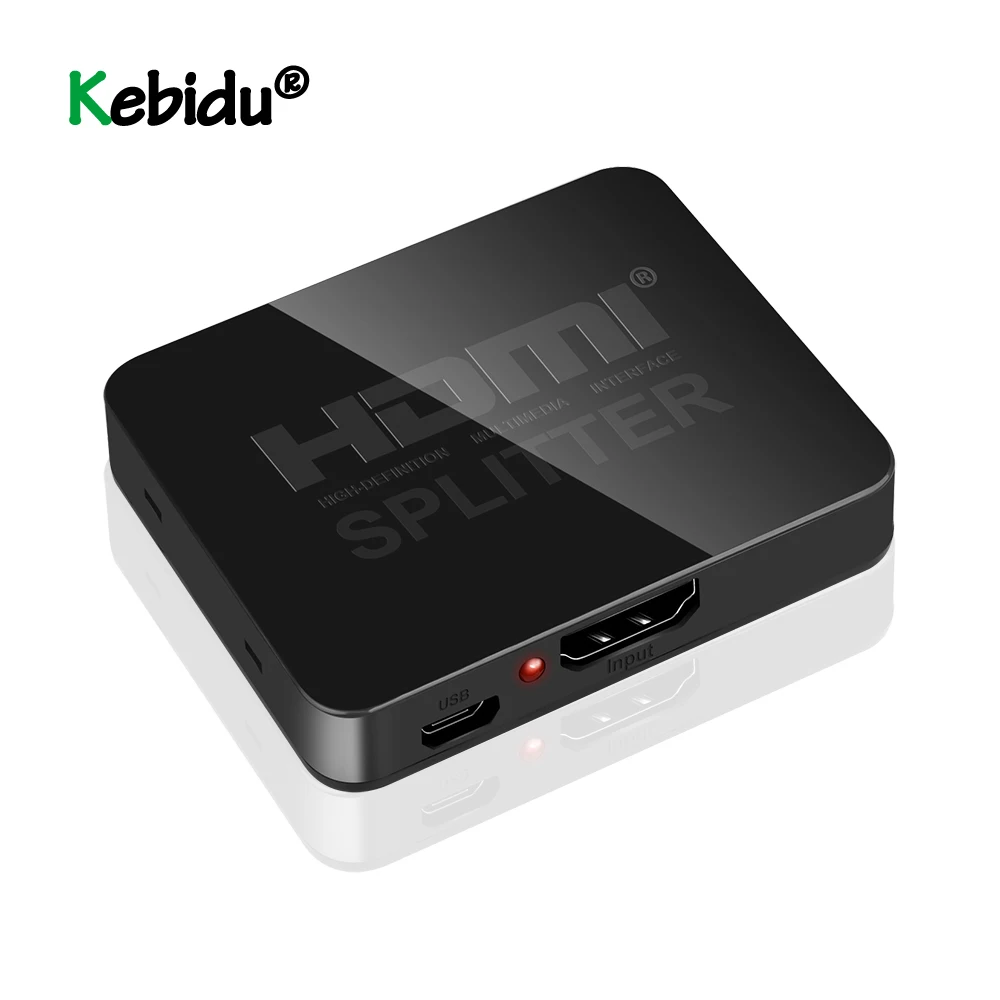 Full HD 1080p HDCP 4K HDMI совместимый сплит коммутатор новейший 1X2 1 в 2 выхода усилитель