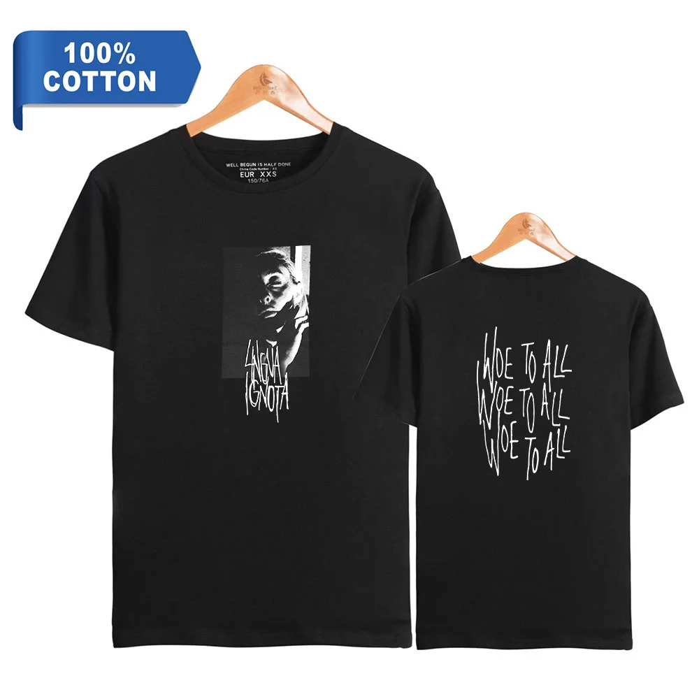 Футболки с круглым вырезом для мужчин и женщин уличная одежда из 100% хлопка