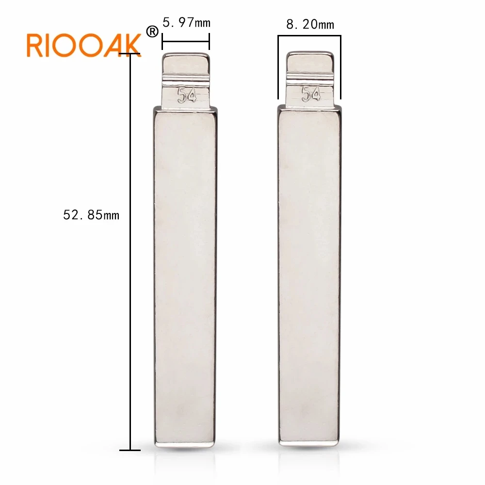 10pcs/lot #54 HU83 Metal Blank Uncut Flip KD/VVDI Remote Key Blade for Peugeot 301/307/308/408 Citroen C3/C4L/C5 | Автомобили и