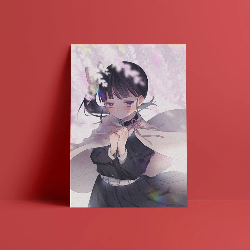 Настенная картина Kanao Tsuyuri Demon Slayer Kimetsu no Yaiba украшение на холсте постеры для