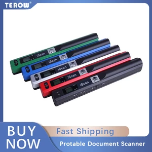 IScan Портативный Новый креативный портативный мобильный сканер документов 900DPI USB2.0 ЖК-дисплей Поддержка выбора формата JPGPDF
