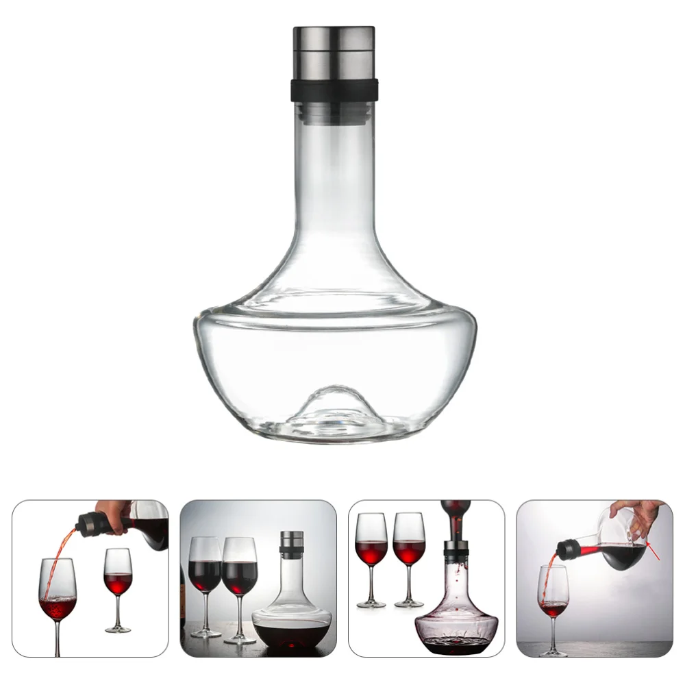 

1PC 1000ML Decanter Glass Brandy Champagne Hand-held Fast Decanter