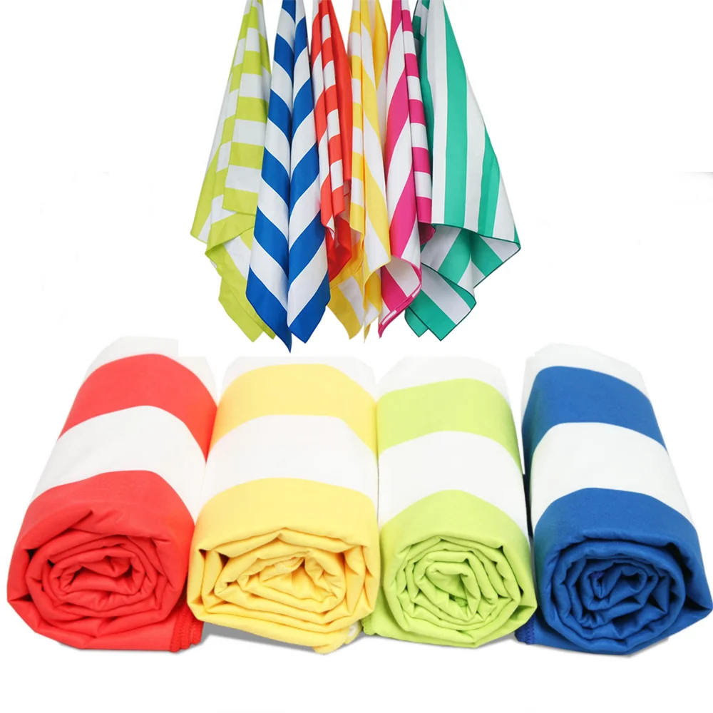 Пляжное полотенце из микрофибры быстросохнущее спортивное для гольфа бассейна