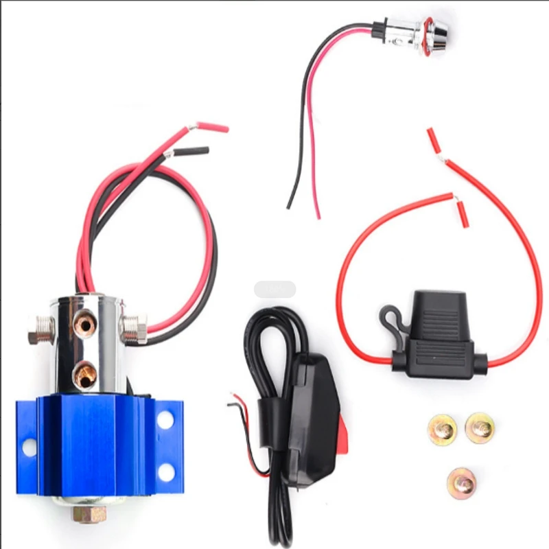 

Front Brake Line Lock Kit Heavy Duty Type Roll Control Hill Holder Kit Tire Locker Tire Burning Electromagnetic Brake Valve