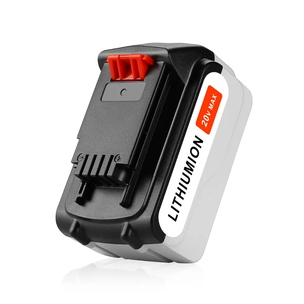 Сменная литий ионная аккумуляторная батарея 20 в 6000 мАч для Black Decker ионные